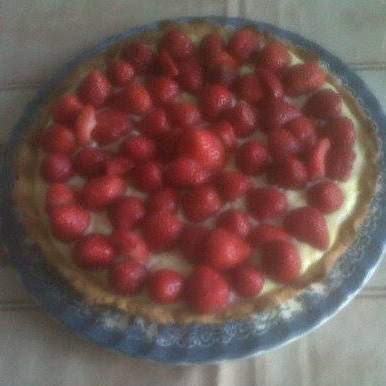Tarte sablée à la crème pâtissière aux Fraises