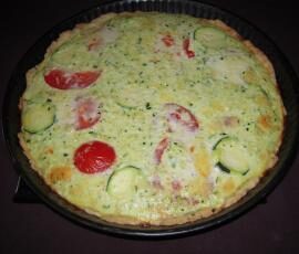 Tarte salée aux couleurs de la provence