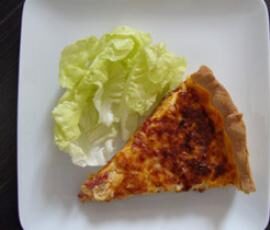 Tarte salée jambon carottes comté