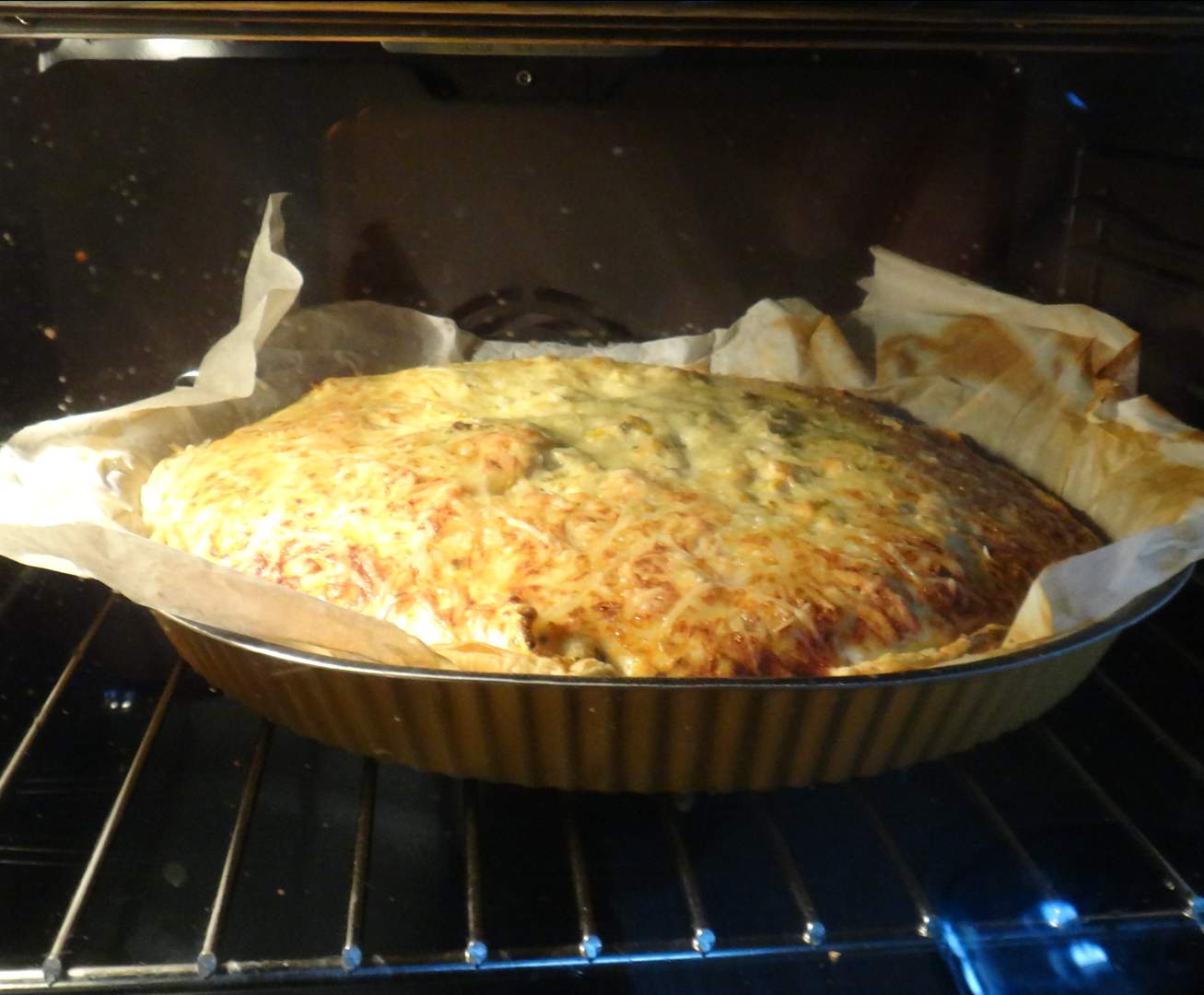 Tarte salée ricotta, courgettes et menthe