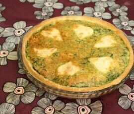 Tarte saumon épinards