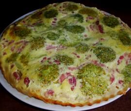 Tarte Tatin de brocolis et chèvre