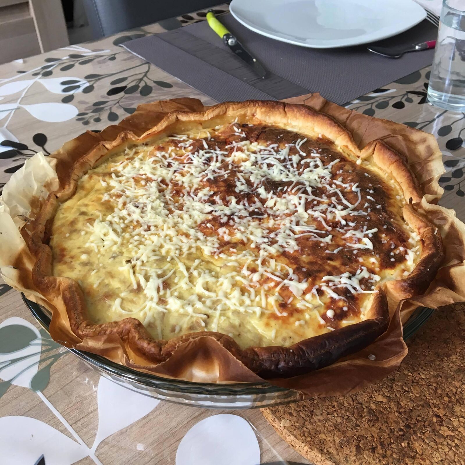 Tarte thon et oignons