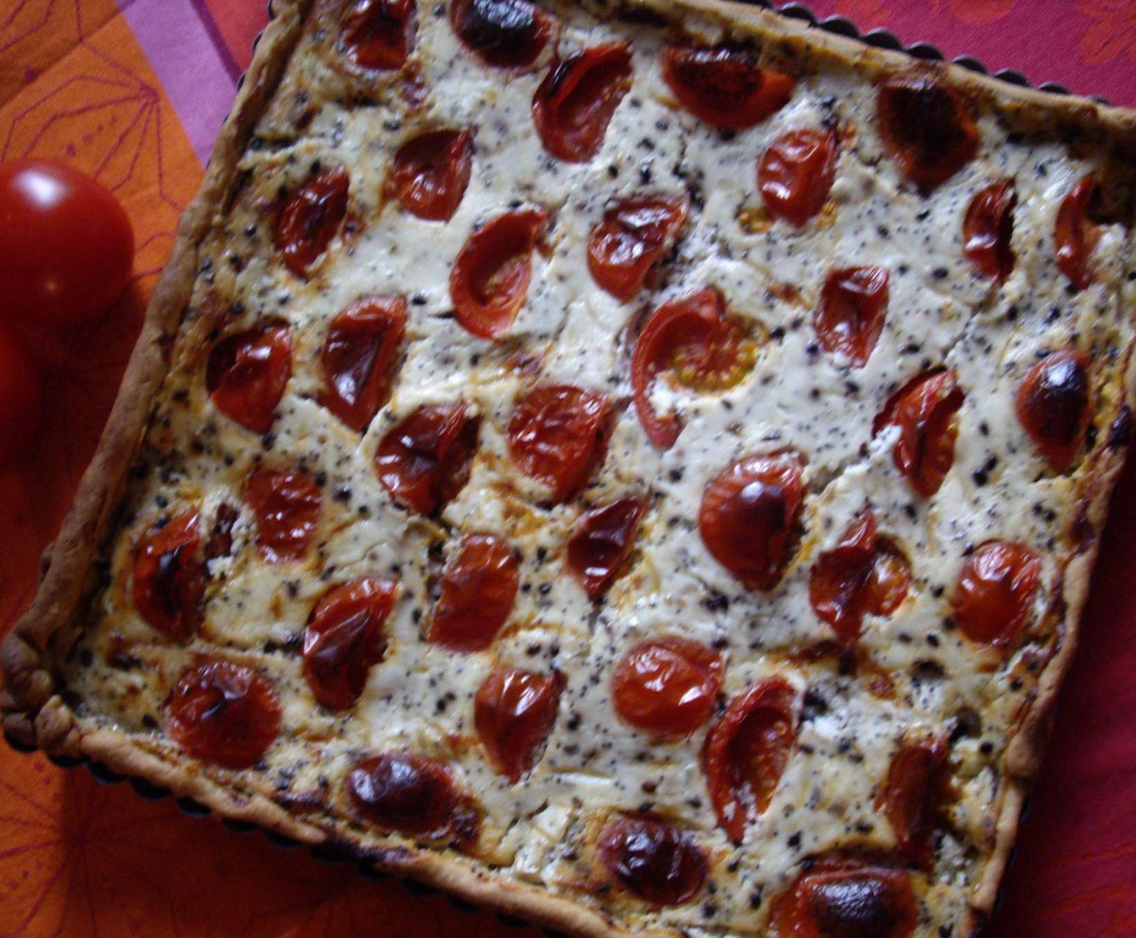 Tarte tomates ricotta coco