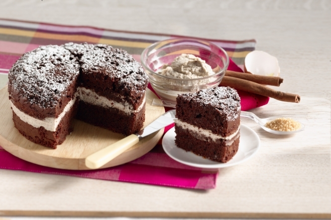 Tarte tout chocolat à la crème de mascarpone