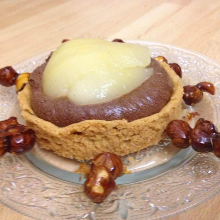 tartelette chocolat fraise ou poire