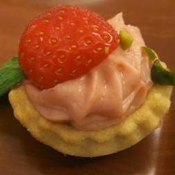 Tartelette fraise rhubarbe