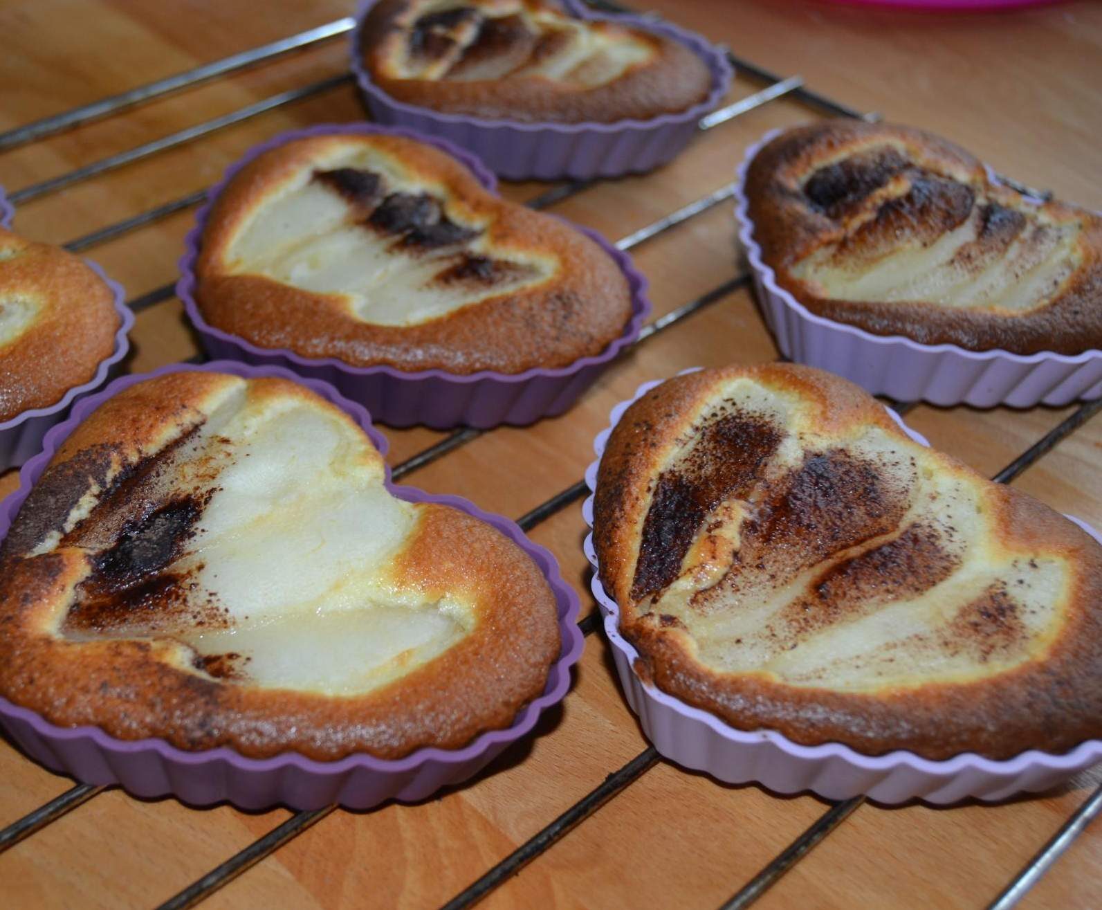 tartelettes à la poire façon galette des roi