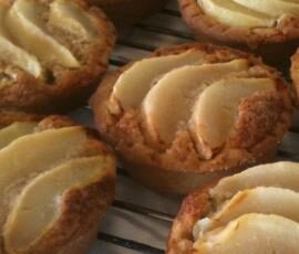 Tartelettes aux poires amandines