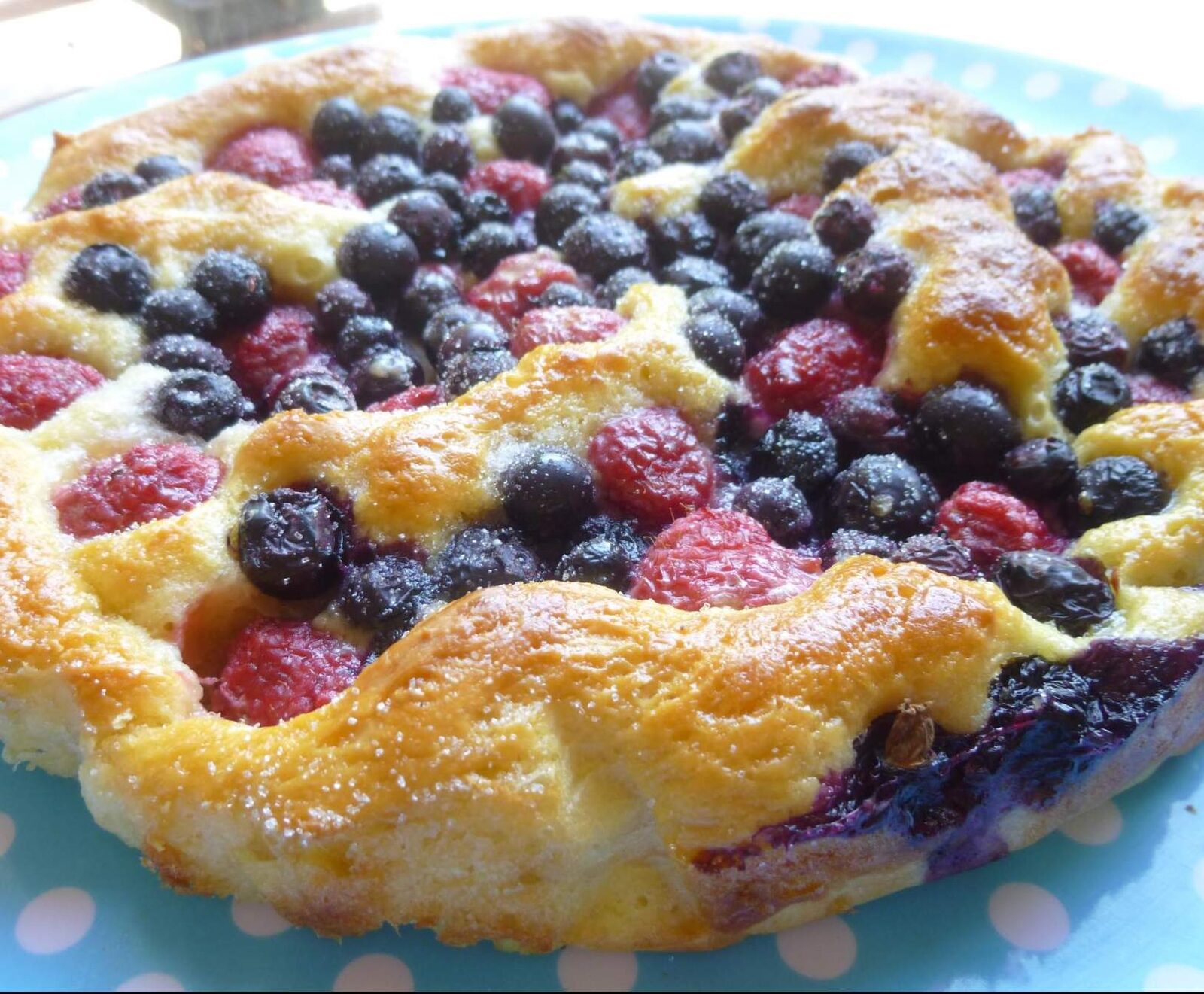 tartes au sucre aux fruits d'été
