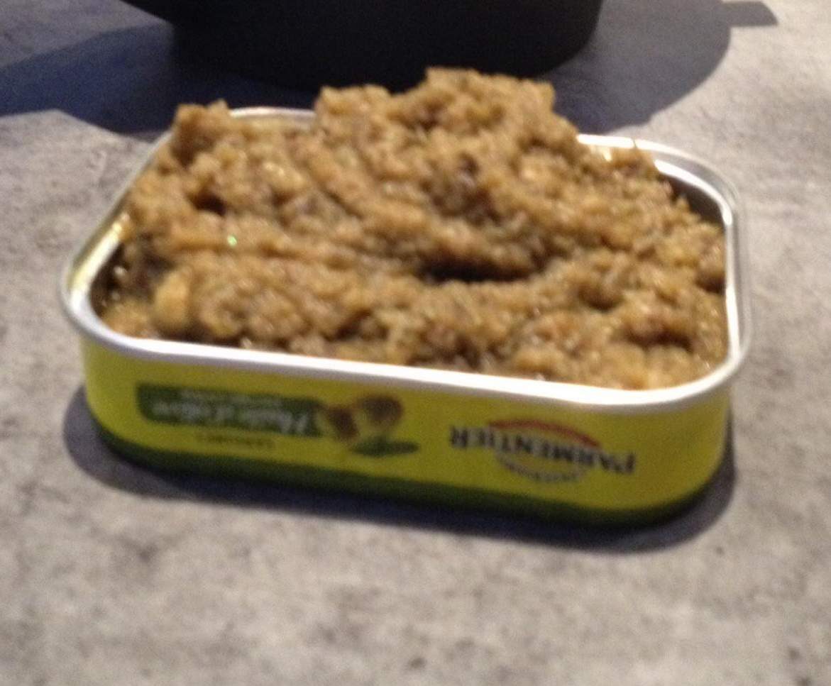 tartinable d'aubergine et sardine