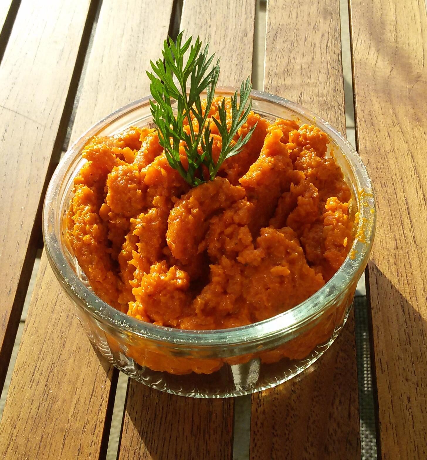 Tartinade de carottes et tomates