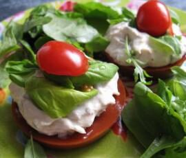 Tartine de Tomates et Rillettes de Maquereaux