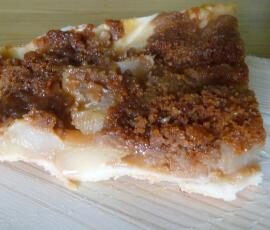 Tatin de poires au spéculoos