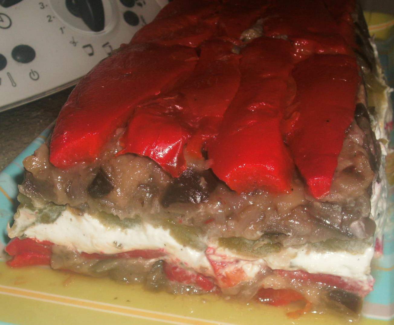 TERRINE D'aubergine au chèvre frais