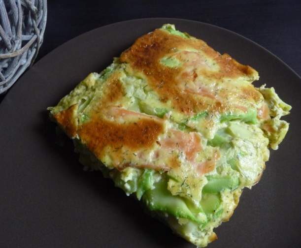 Terrine de courgettes et saumon fumé
