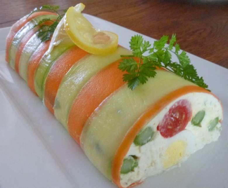 terrine en fraîcheur de crudités