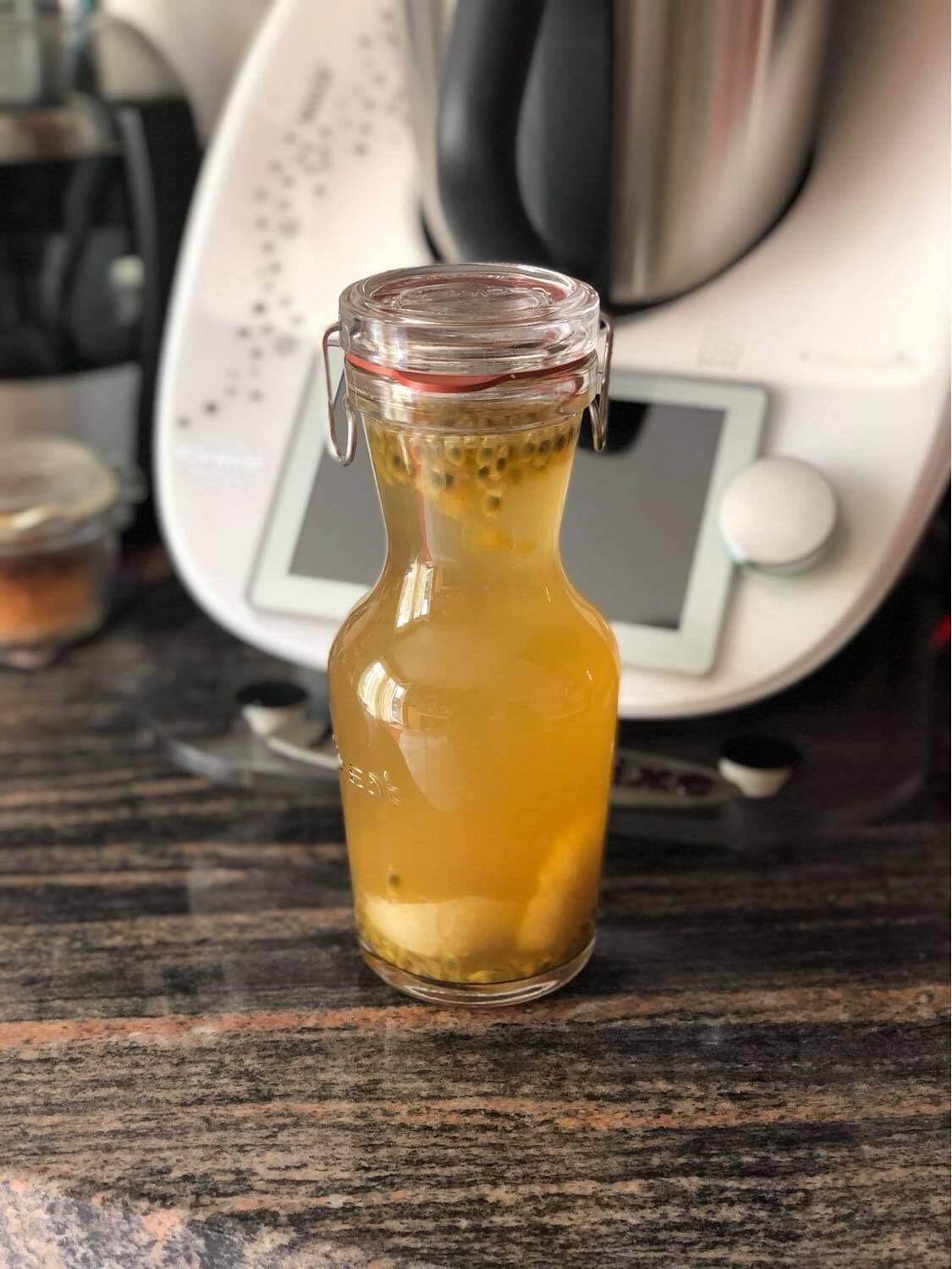 Thé glacé au fruit de la passion