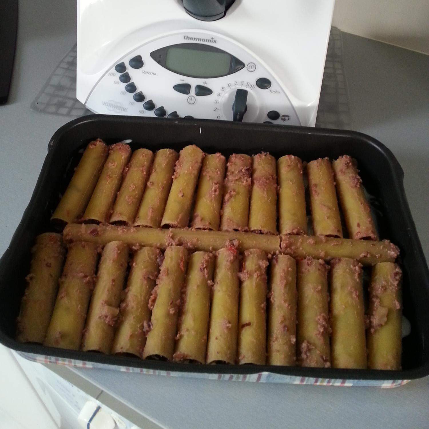 Thermo cannelloni aux bœuf et champignons