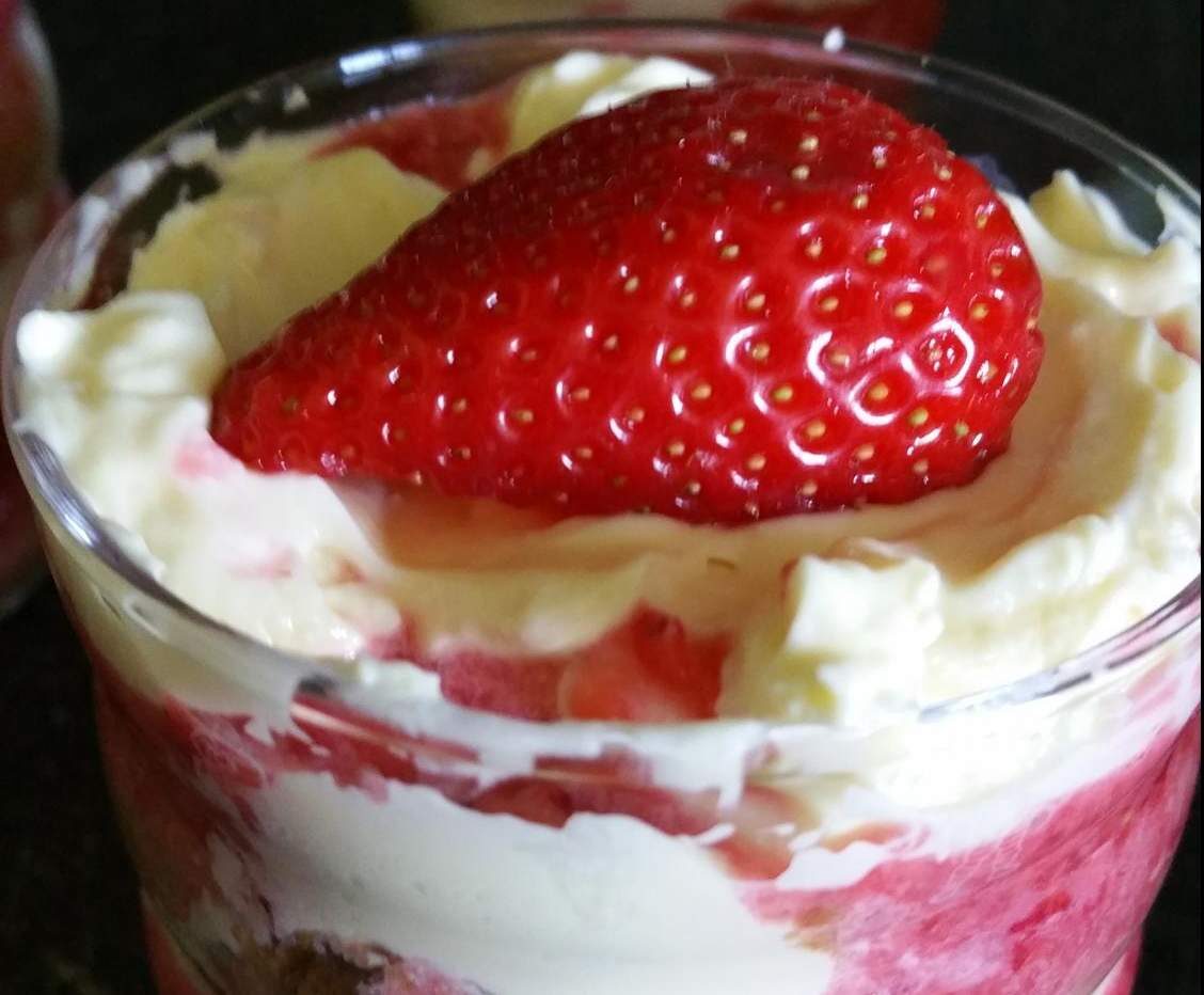 Tiramisu aux fraises (verrine)