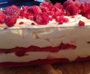 Tiramisu aux framboises