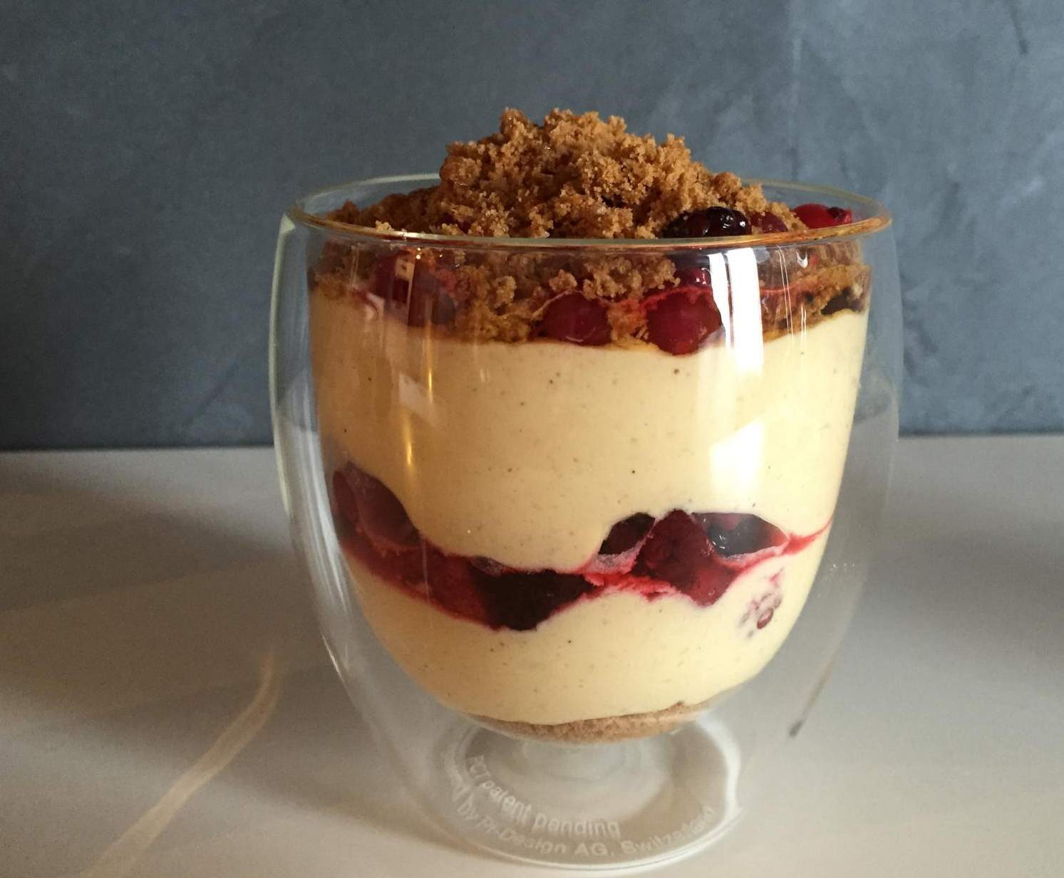Tiramisu aux fruits rouges