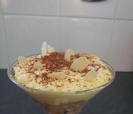 Tiramisu aux poires en verrine