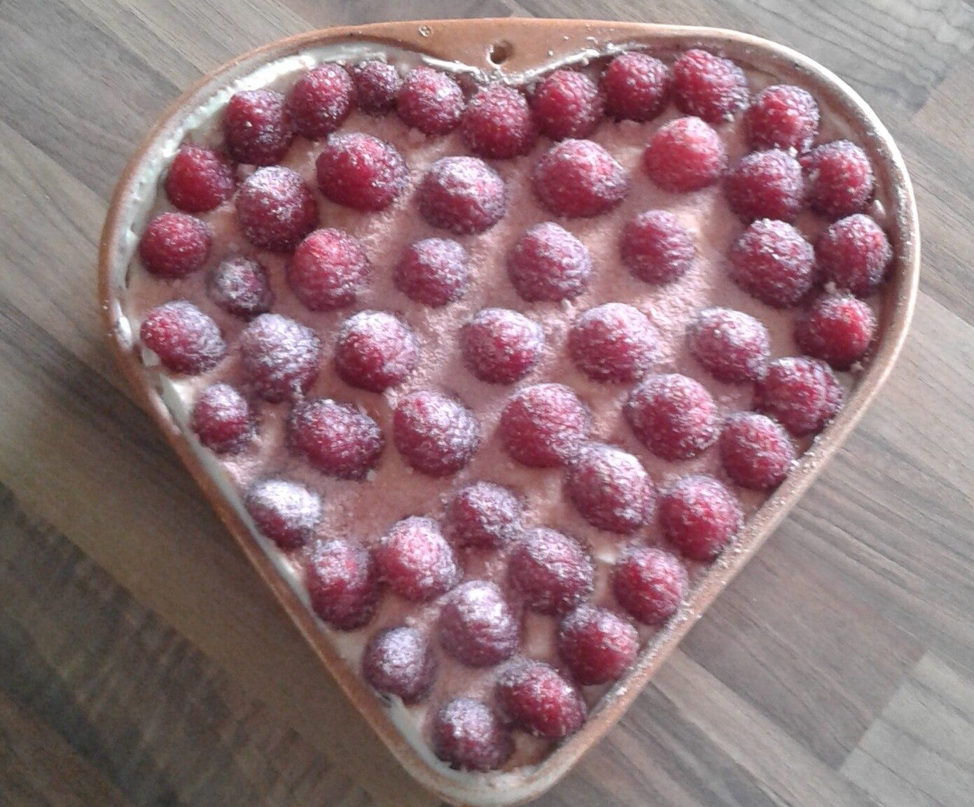 Tiramisu framboise st valentin
