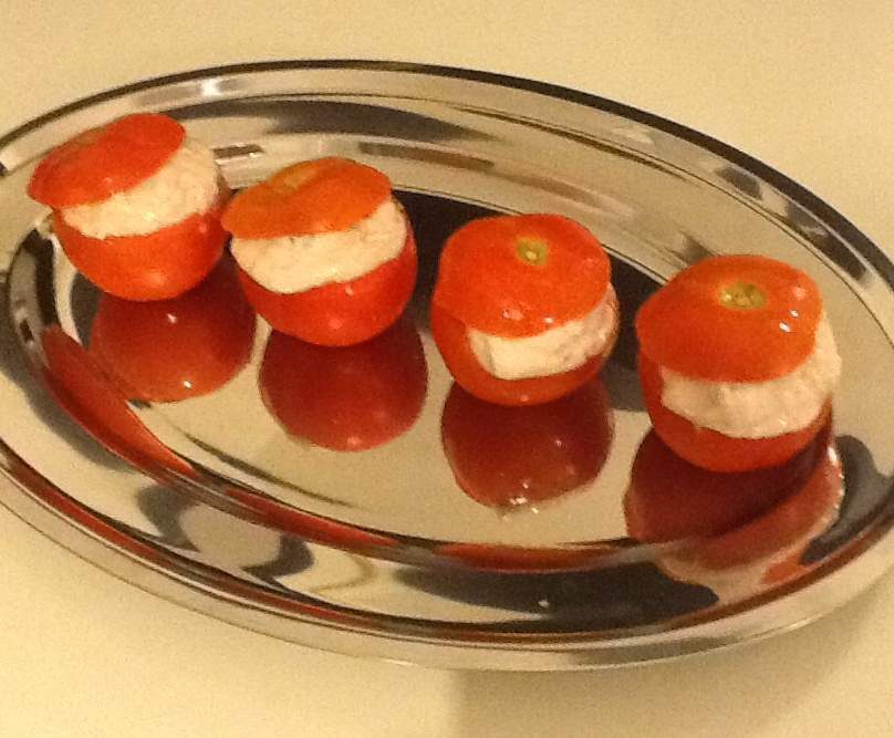 Tomate farcie thon fromage blanc