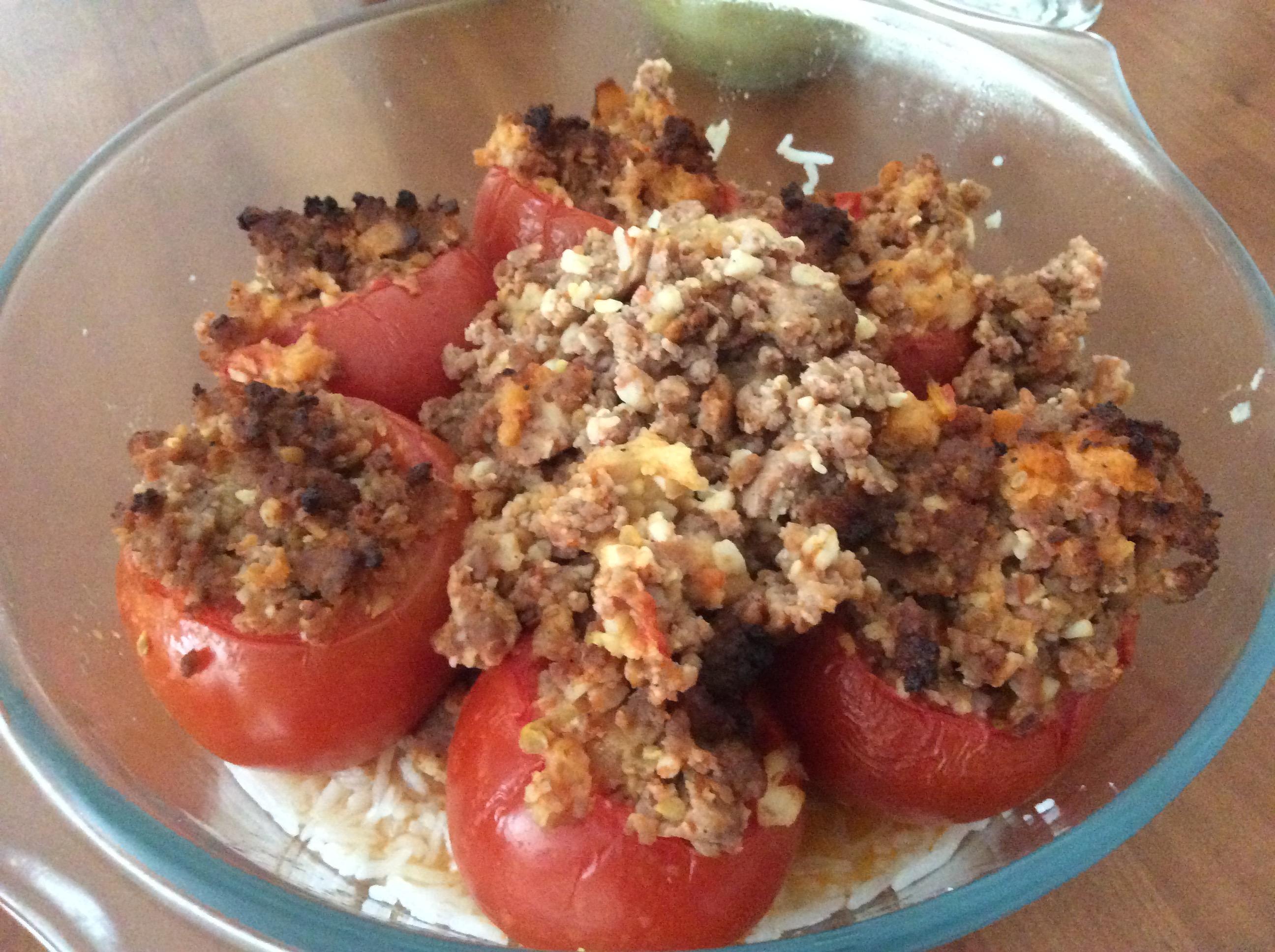 Tomates farcies à la chair à saucisse