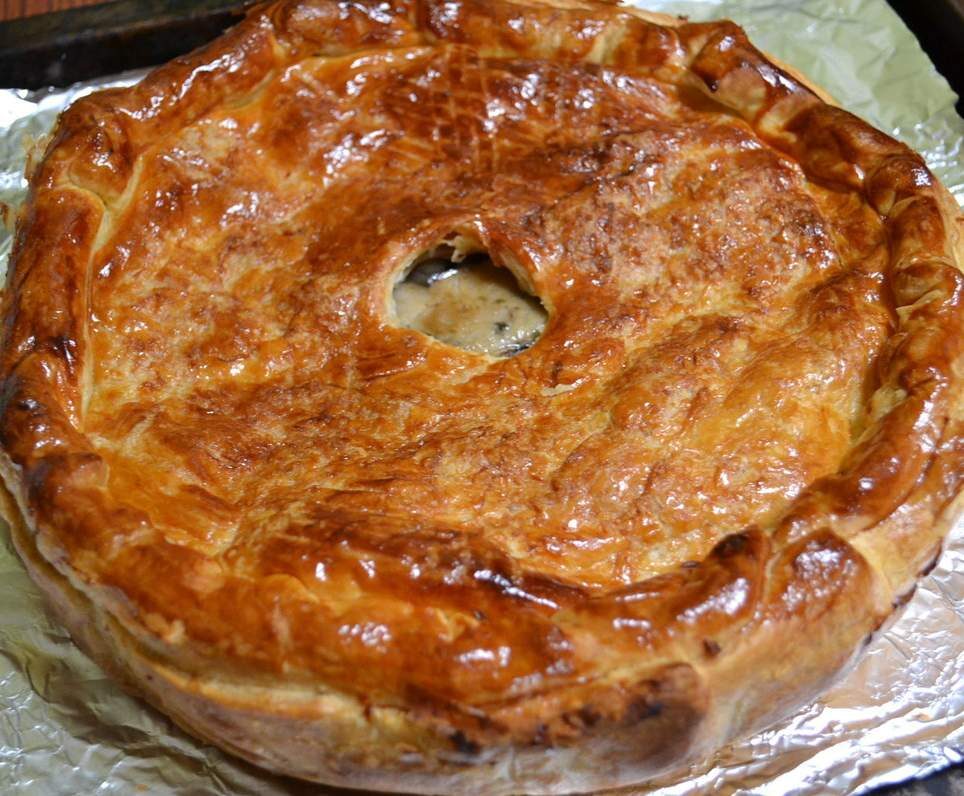 Tourte aux champignons