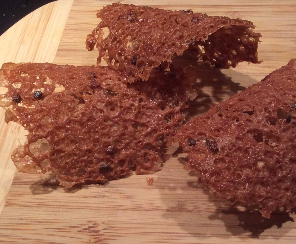 Tuiles au chocolat et au grué de cacao