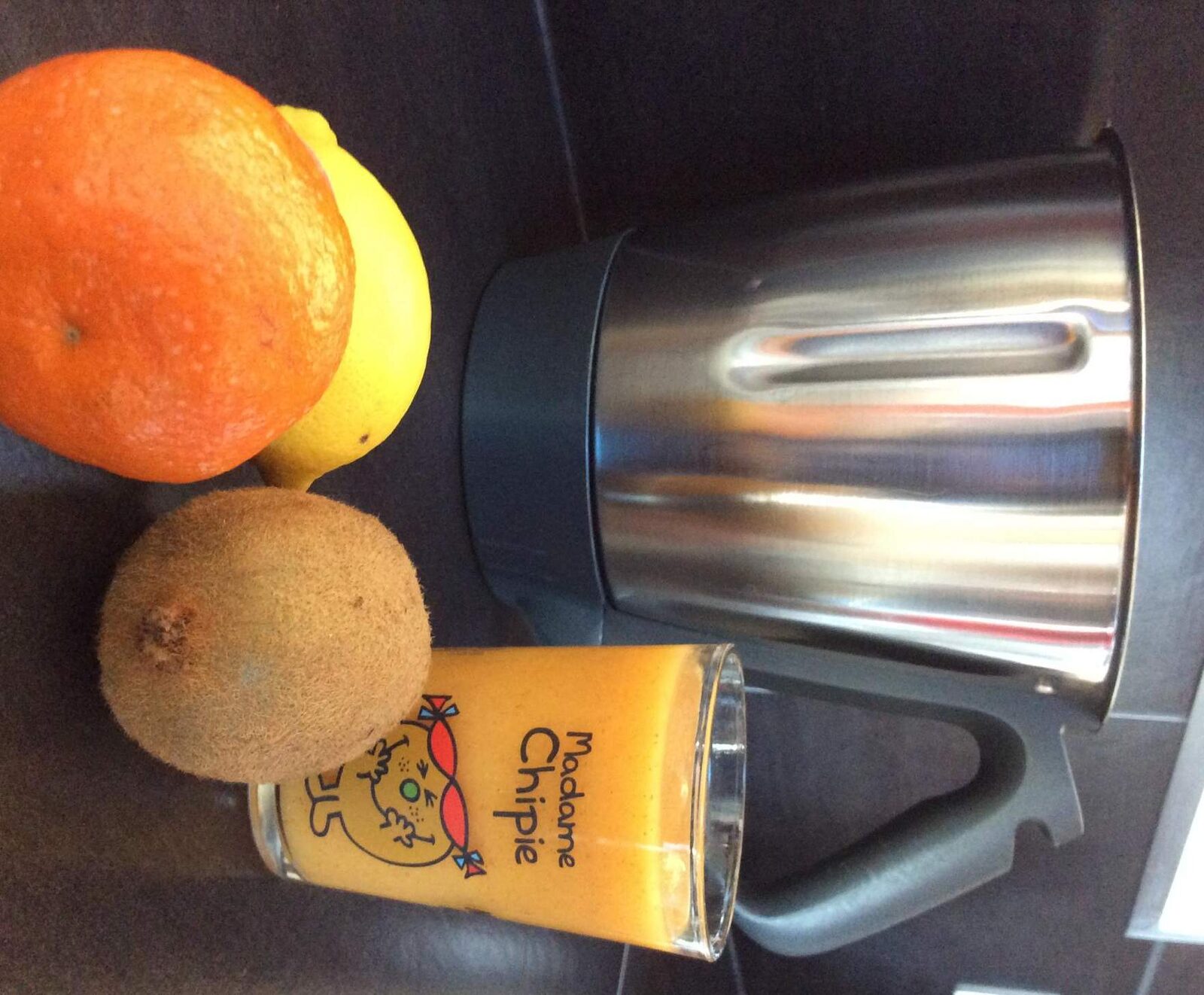 Un Jus coloré pour une journée grise de l'hiver