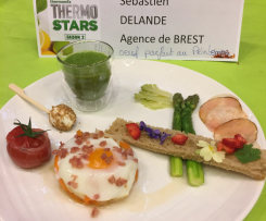 Un oeuf parfait au printemps