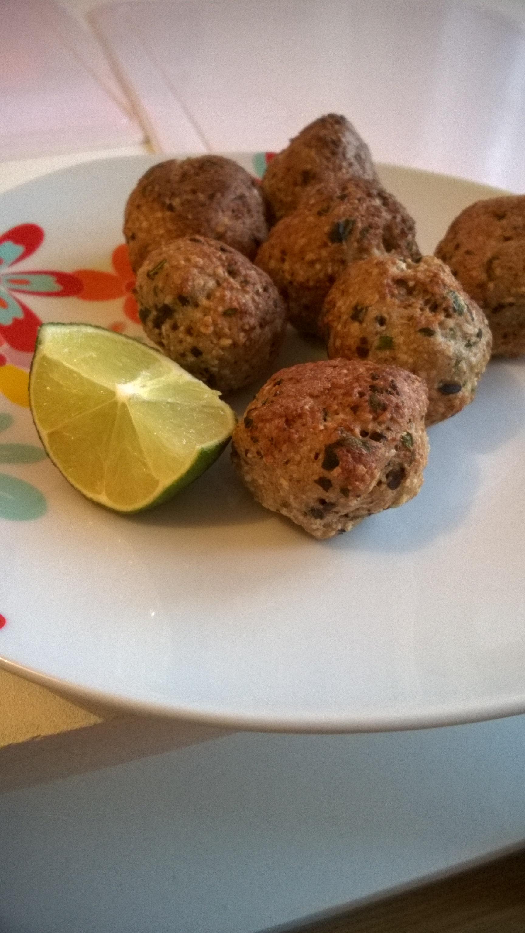 Variante Boulettes de cabillaud aux olives noires
