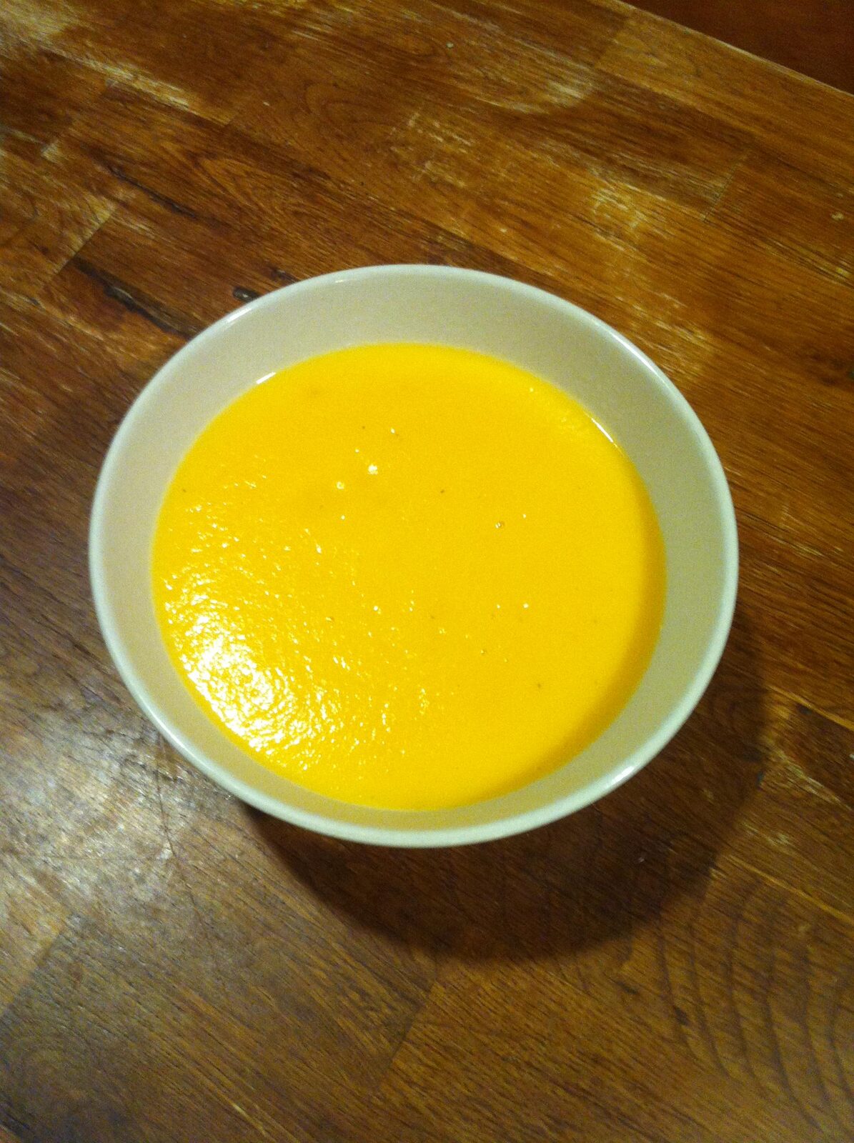 velouté carottes courgettes