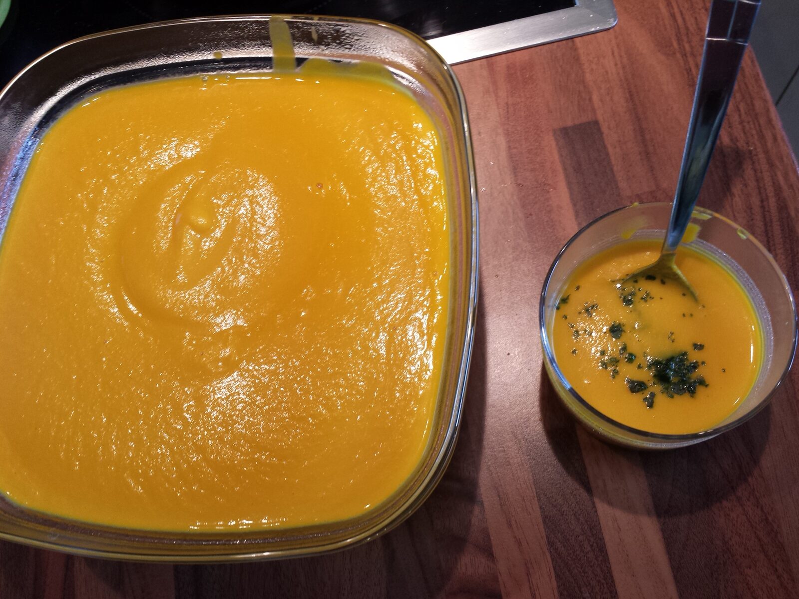 Velouté carottes/lait de coco facile