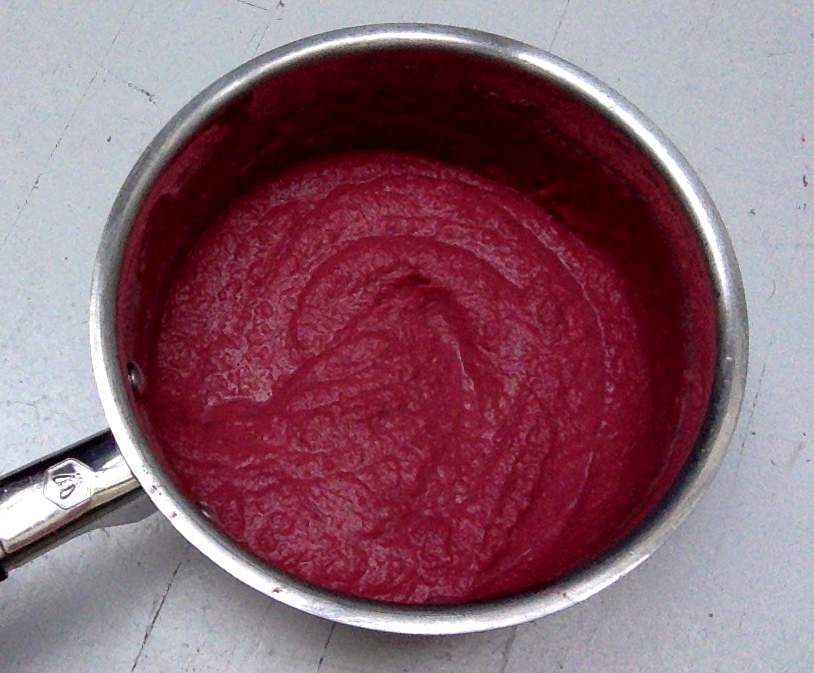 velouté chou et betterave