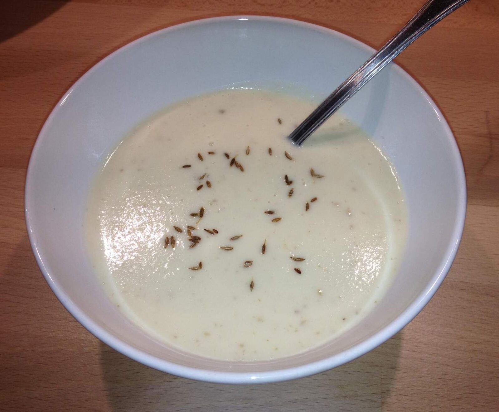 Velouté chou fleur cumin