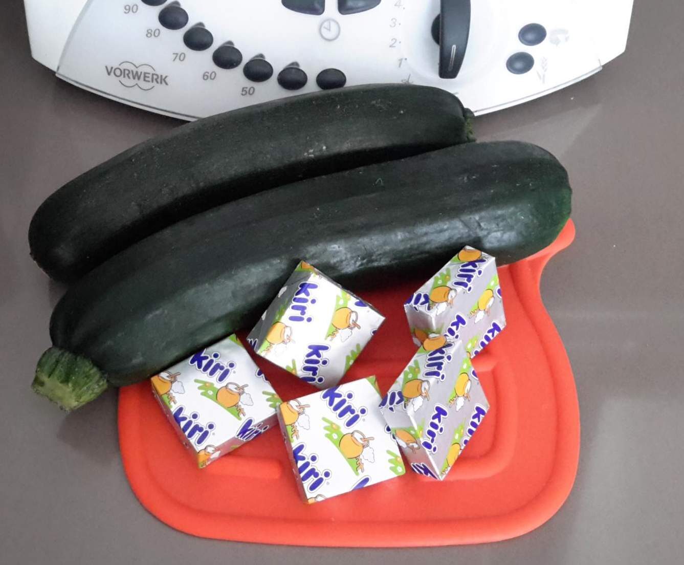 Velouté courgette-kiri