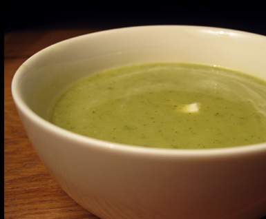 velouté courgettes et pommes de terre
