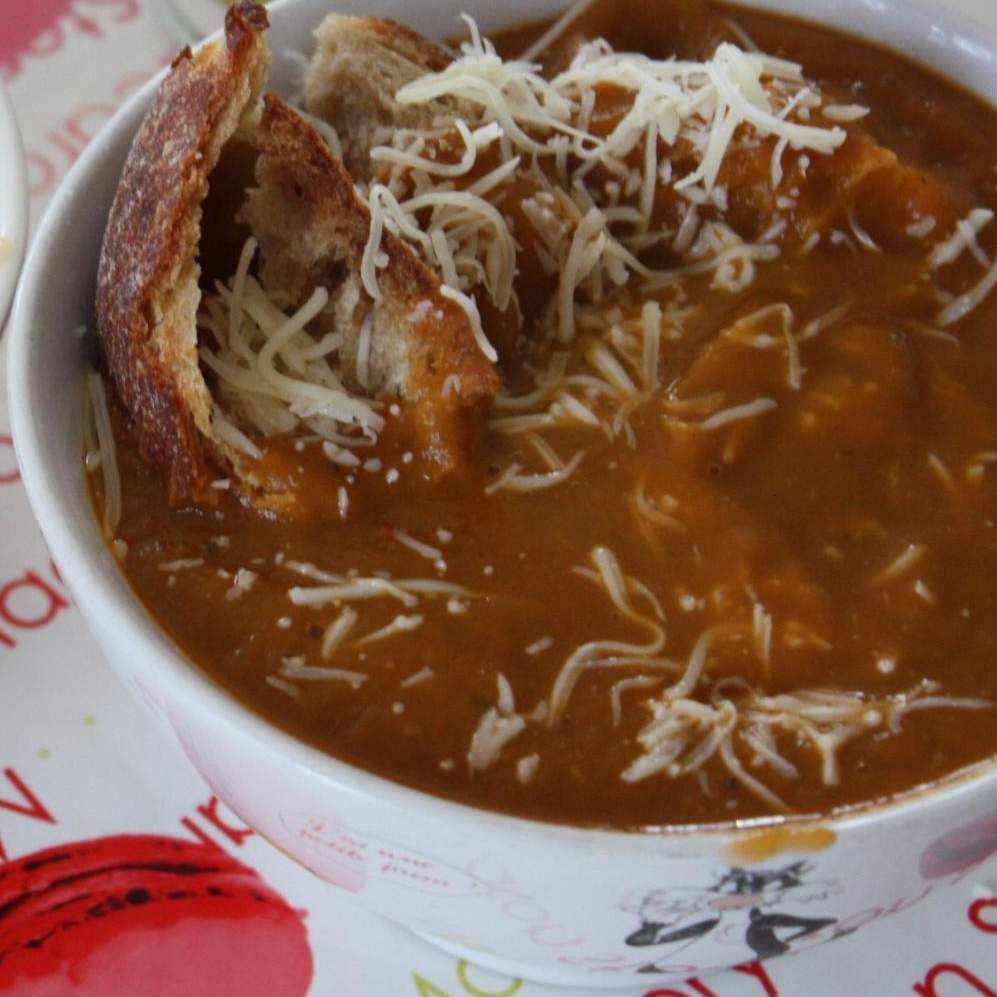 Velouté d'aubergine à la tomate