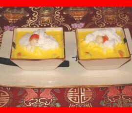 Velouté de carottes au gingembre, îles St Jacques