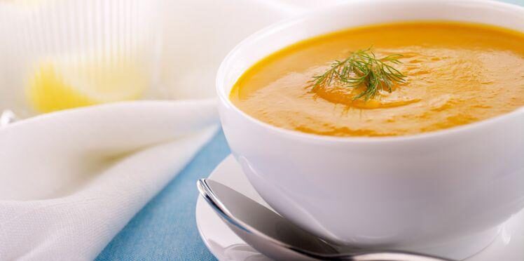 Velouté de carottes au pain d'épices