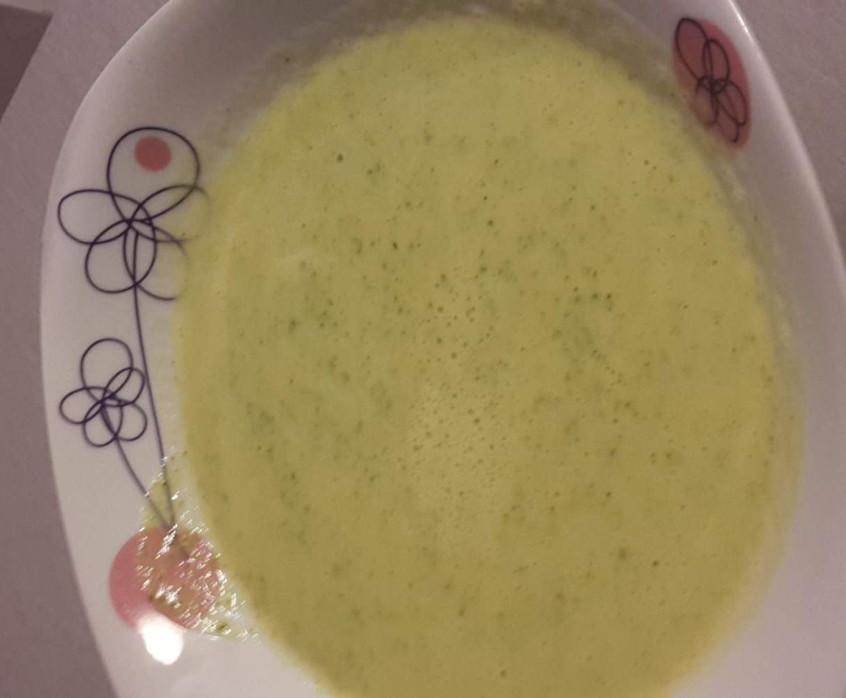 Velouté de courgette et saint Moret de Josiane