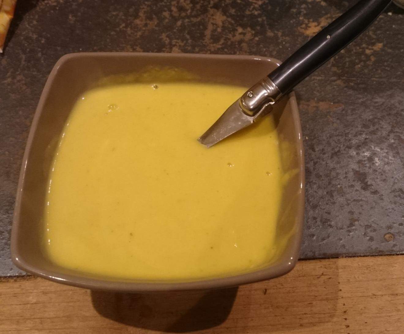 Velouté de légumes avec les restes