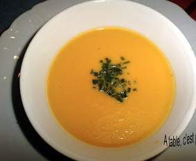 velouté de légumes relevé