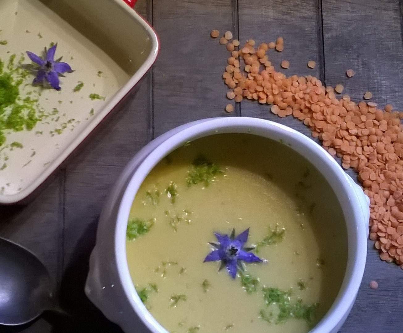 Velouté de lentilles corail