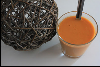 Velouté de pois chiches aux tomates et épices