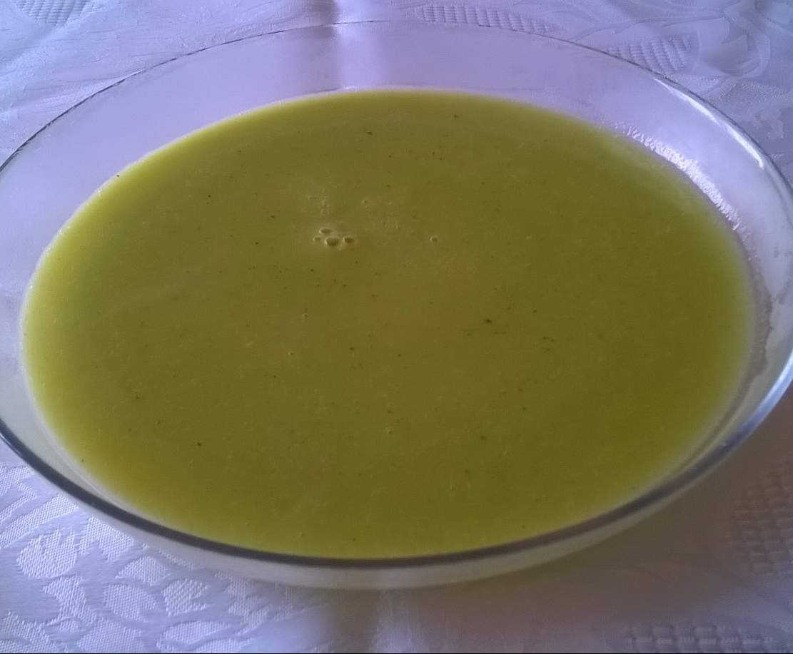 Velouté de poivrons et courgettes